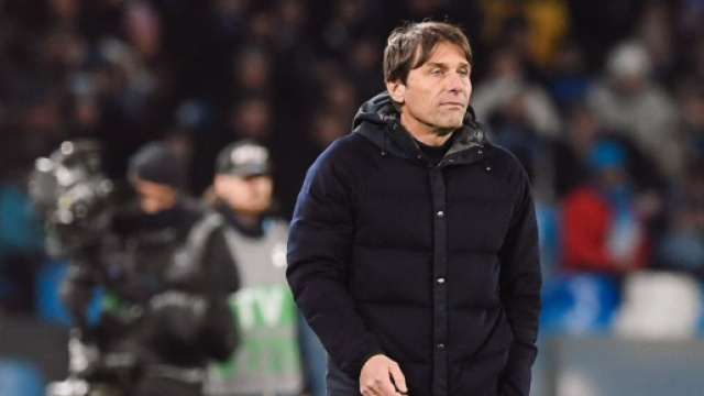 Antonio Conte, allenatore del Napoli. Foto © Napoli