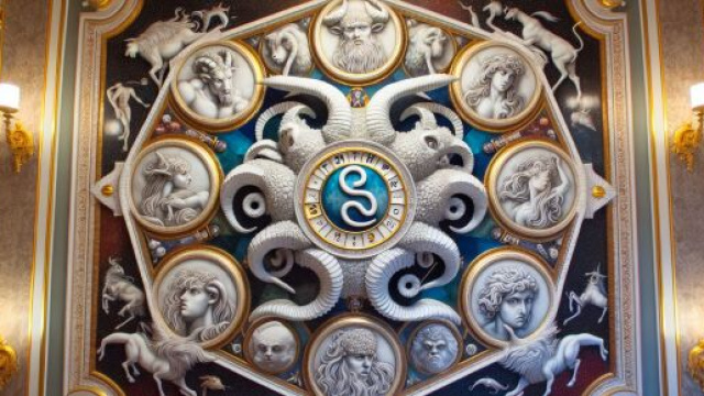 Illustrazione ispirata al segno zodiacale del Capricorno. © Immagine creata con Dall-E