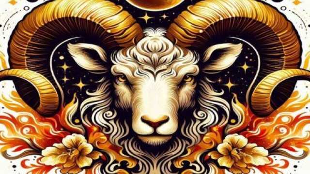 Segno dell'Ariete generato con &copy; AI Copilot.