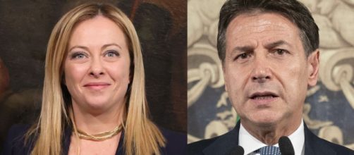 Giorgia Meloni e Giuseppe Conte (© Wikimedia commons)