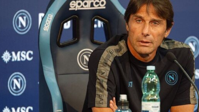 Antonio Conte, allenatore del Napoli. Foto © Napoli