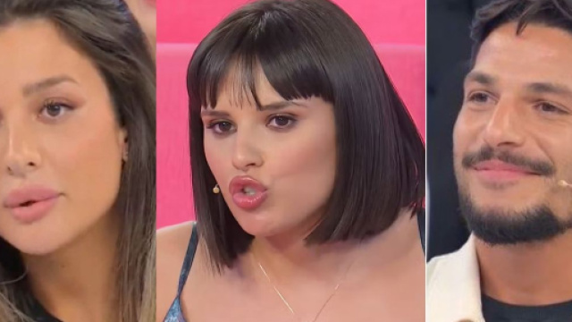 Cristina Ferrara, Francesca Polizzi e Gianmarco Steri - screenshot © Canale 5.