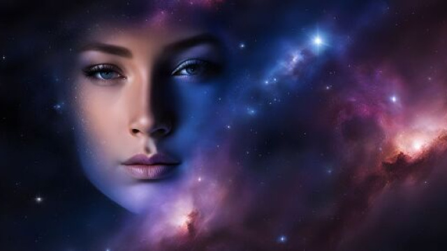 Il volto di una donna nel cosmo © Pixabay