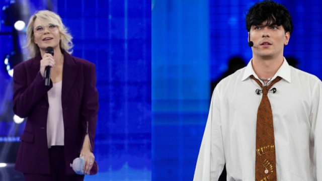 Maria De Filippi e TrigNO - screenshot © Canale 5.
