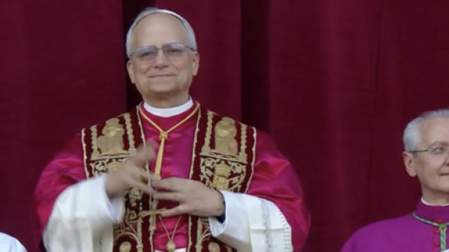 Papa Leone XIV - screenshot © Rai 1.