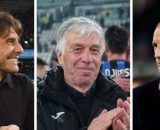 Antonio Conte. Foto © Napoli. Giampiero Gasperini. Foto © Atalanta B.C. Massimiliano Allegri. Foto © Juventus FC