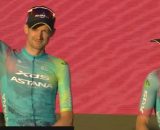 Wout Poels alla presentazione del Giro d'Italia - © Screenshot Eurosport
