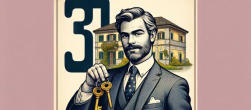 Illustrazione ispirata al padrone di casa della Smorfia. © Immagine creata con Dall-E