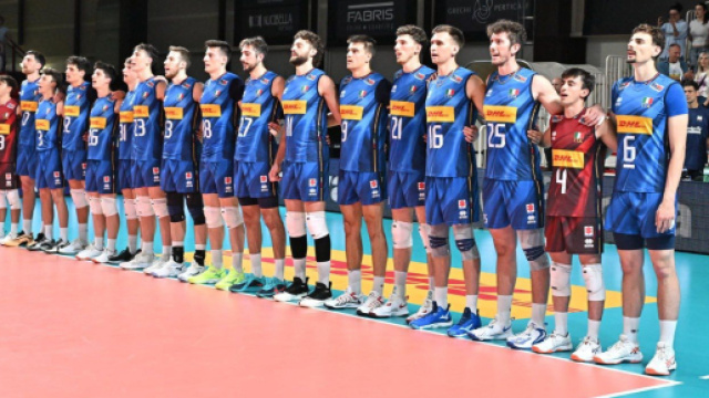Italia maschile Volley © Pagina Facebook ufficiale della Federazione Italiana Pallavolo