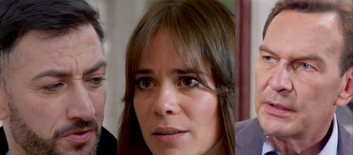 Gennaro Gagliotti, Chiara Petrone e Roberto Ferri - screenshot © Un posto al sole.