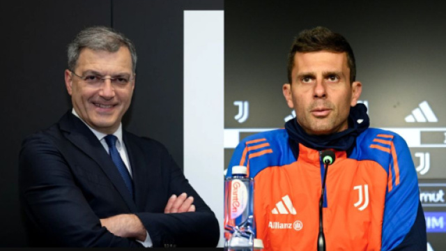 Damien Comolli e l'allenatore Thiago Motta © Juventus