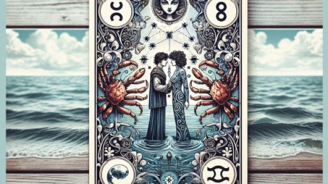 Illustrazione ispirata all'Innamorato dei tarocchi. © Immagine creata con Dall-E