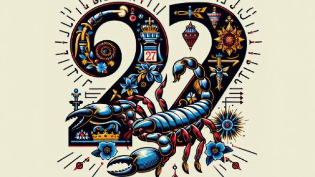 Numero 27 della Smorfia napoletana, 'o càntaro per lo Scorpione. © Immagine creata con Dall-E