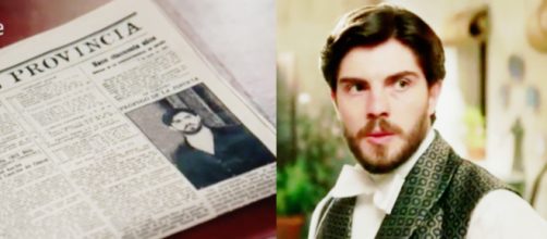 Marcelo compare sul giornale © La Promessa.