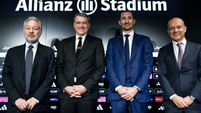 Gianluca Ferrero, Damien Comolli, Giorgio Chiellini, Maurizio Scanavino. Foto © Wikipedia