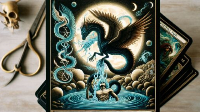 Illustrazione ispirata alla Morte dei tarocchi. © Immagine creata con Dall-E