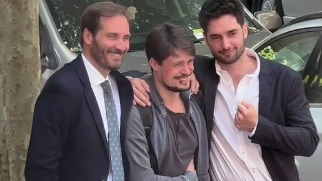 Alberto (Maurizio Aiello), Gianluca (Flavio Gismondi) e Niko (Luca Turco) © Un posto al sole Rai.