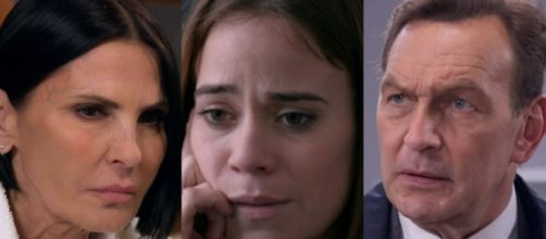 Marina Giordano, Chiara Petrone e Roberto Ferri di Un posto al sole - screenshot © Rai