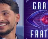 Gianmarco Steri e il logo del Grande Fratello © Canale 5