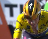 Remco Evenepoel al Delfinato - © Screenshot Eurosport