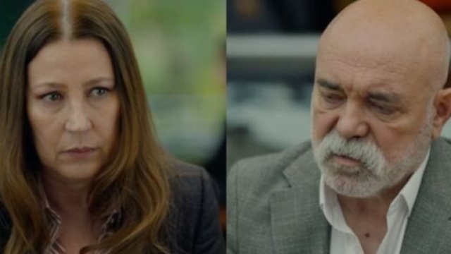 Güzide e Sezai di Tradimento in scena © Atv