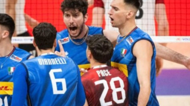 Italia maschile Volley © Pagina Facebook ufficiale della Federazione Italiana Pallavolo