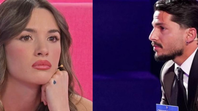 Nadia Di Diodato e Gianmarco Steri - screenshot © Canale 5.