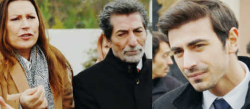 Guzide, Tarik e Dundar in una scena della serie Tradimento – Aldatmak ©.