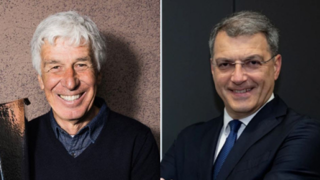Gian Piero Gasperini e Damien Comolli © Atalanta BC e Juventus FC