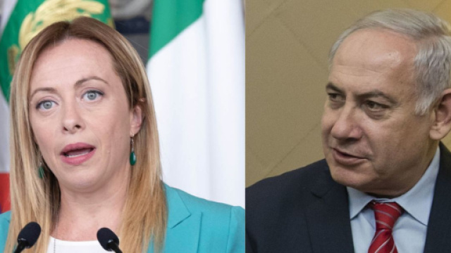Giorgia Meloni e Benjamin Netanyahu (© wikimedia commons)