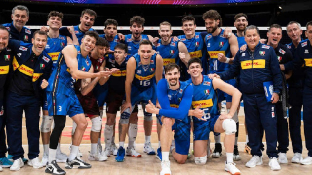 Italia maschile Volley © Pagina Facebook ufficiale della Federazione Italiana Pallavolo