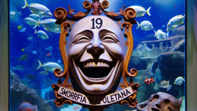 Numero 19 della Smorfia napoletana, 'a resata. © Immagine creata con Dall-E