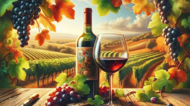 Numero 45 della Smorfia napoletana, 'o vino bbuono. © Immagine creata con Dall-E