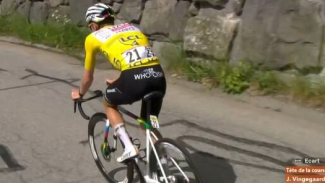 Tadej Pogacar - © Screenshot Eurosport