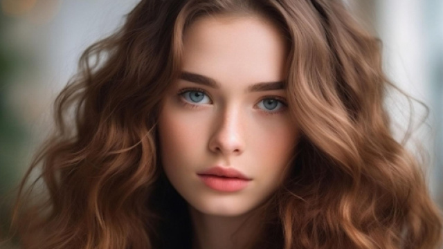 Volto di donna con capelli mossi © Pixabay
