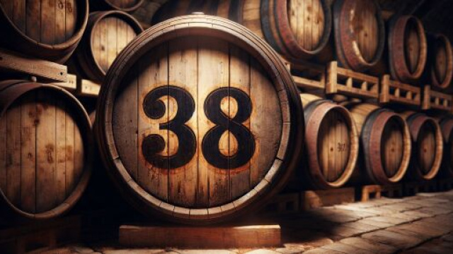 Numero 38 della Smorfia napoletana. © Immagine creata con Dall-E