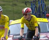 Tadej Pogačar al Critérium del Delfinato – © Screenshot Eurosport.