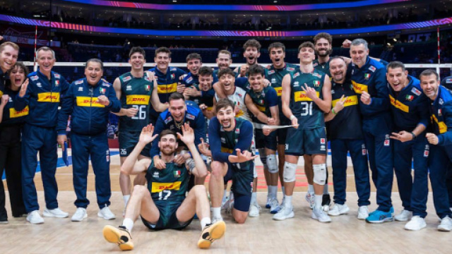 Italia maschile Volley © Pagina Facebook ufficiale della Federazione Italiana Pallavolo
