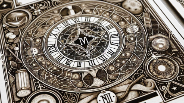 Tarocchi con carta del Mago per il segno zodiacale Vergine. © Immagine creata con Dall-E
