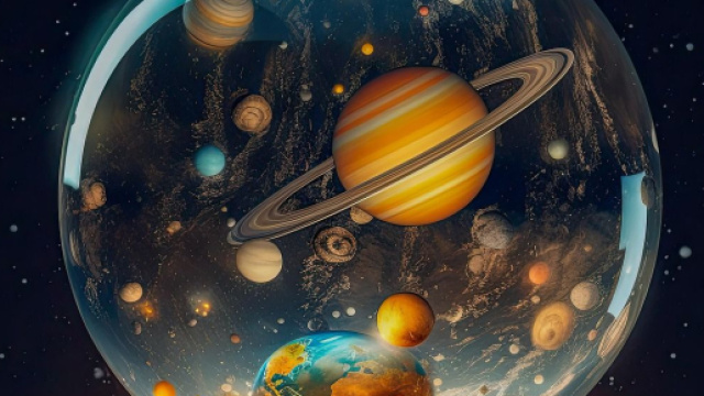 Universo in una sfera di cristallo © Pixabay