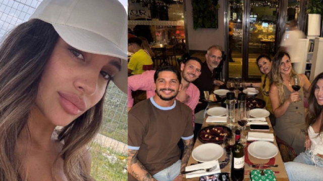 Cristina Ferrara, Gianmarco Steri e la famiglia di lui – Screenshot © Instagram.