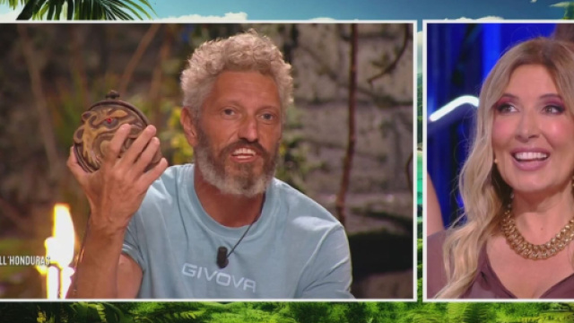 Omar Fantini e Selvaggia Lucarelli © Mediaset