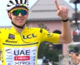 Tadej Pogacar al Delfinato - © Screenshot Eurosport