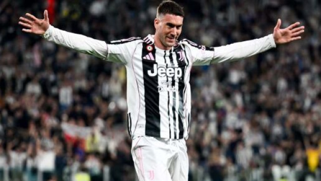 Dusan Vlahovic, attaccante della Juventus. Foto © Juventus FC