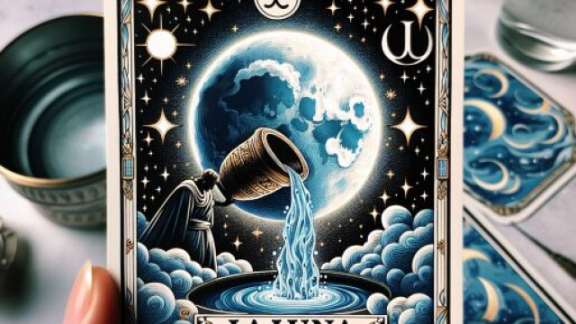 Illustrazione ispirata al segno zodiacale dell'Acquario. © Immagine creata con Dall-E