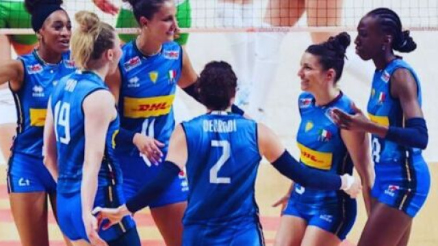 Italia femminile Volley © Pagina Facebook ufficiale della Federazione Italiana Pallavolo