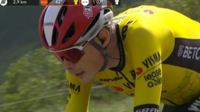 Jonas Vingegaard - © Screenshot Eurosport