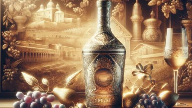 Numero 45 della Smorfia napoletana, 'o vino bbuono. © Immagine creata con Dall-E