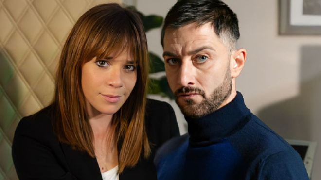 Chiara Petrone (Alessandra Masi) e Gennaro Gagliotti (Carlo Caracciolo) © Un Posto al Sole Rai