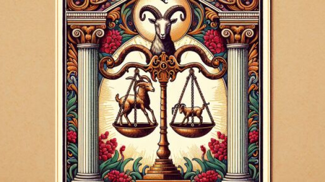 L'illustrazione raffigura la carta della Giustizia. © Immagine creata con Dall-E